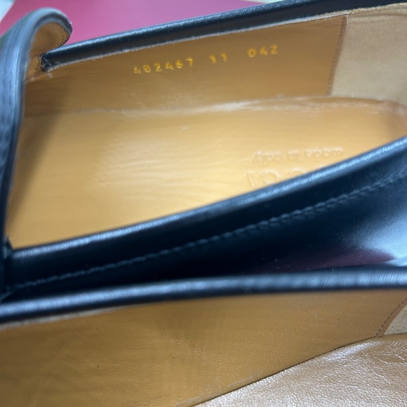 Men’s Gucci JORDAAN leather horse bit loafers size 11 fits 12 US made in Italy main image 7